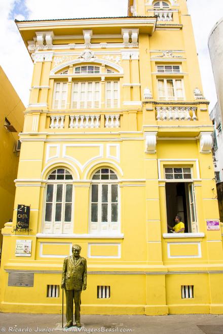 Imagem da fachada da Casa de Cultura Jorge Amado.